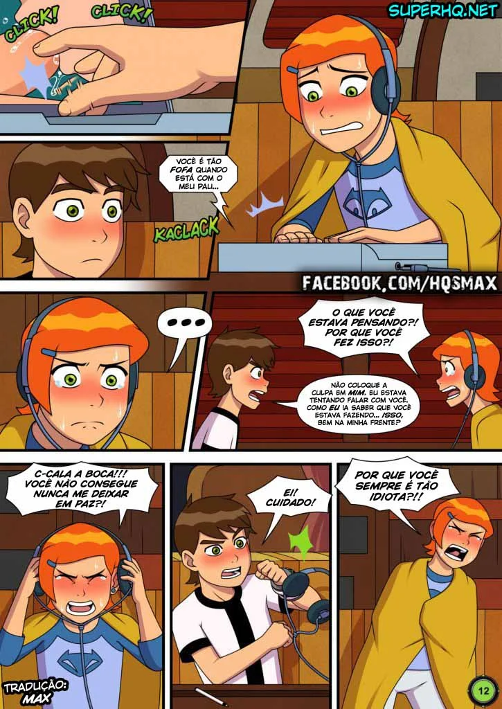 Ben 10 quadrinhos porno gozando na buceta da priminha