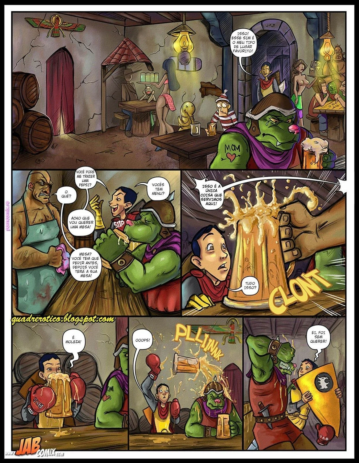 Caverna do dragao porno quadrinhos