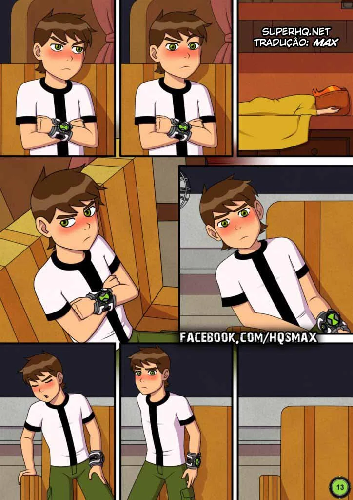 Ben 10 quadrinhos porno gozando na buceta da priminha