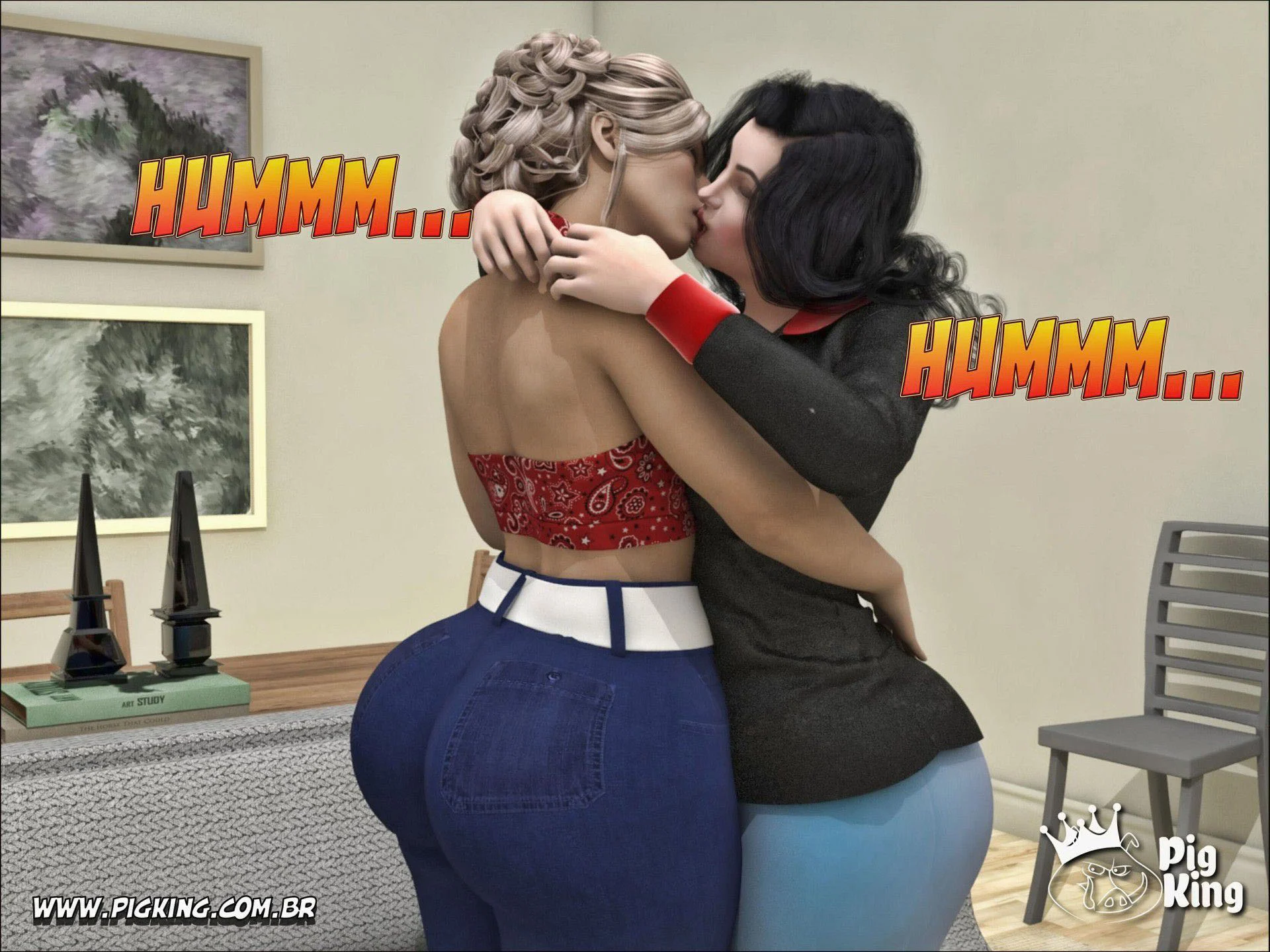 Best Friends – Margaret, Brigitte, Dominique [PigKing]