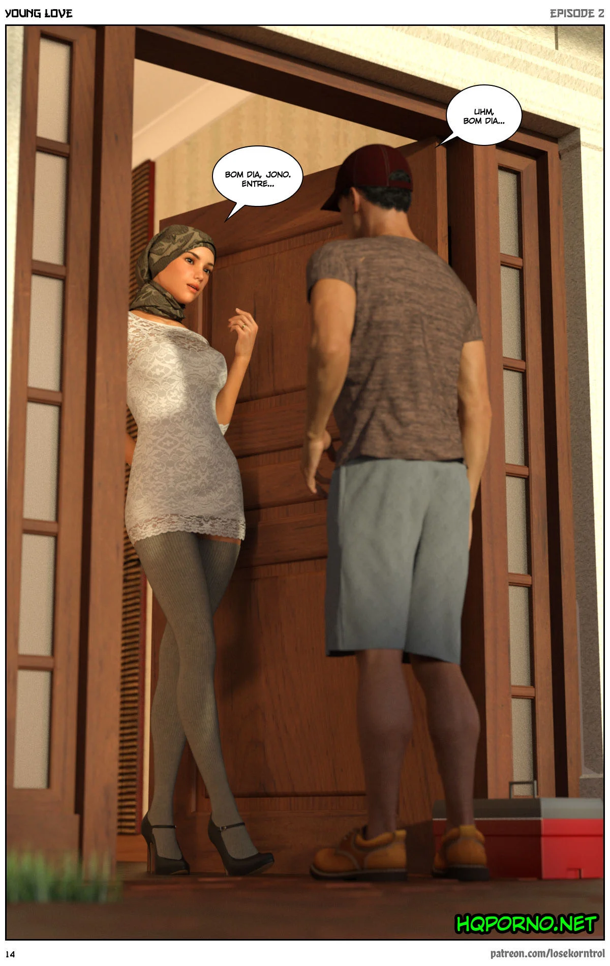 3D quadrinhos adulto jovem amor Parte 2