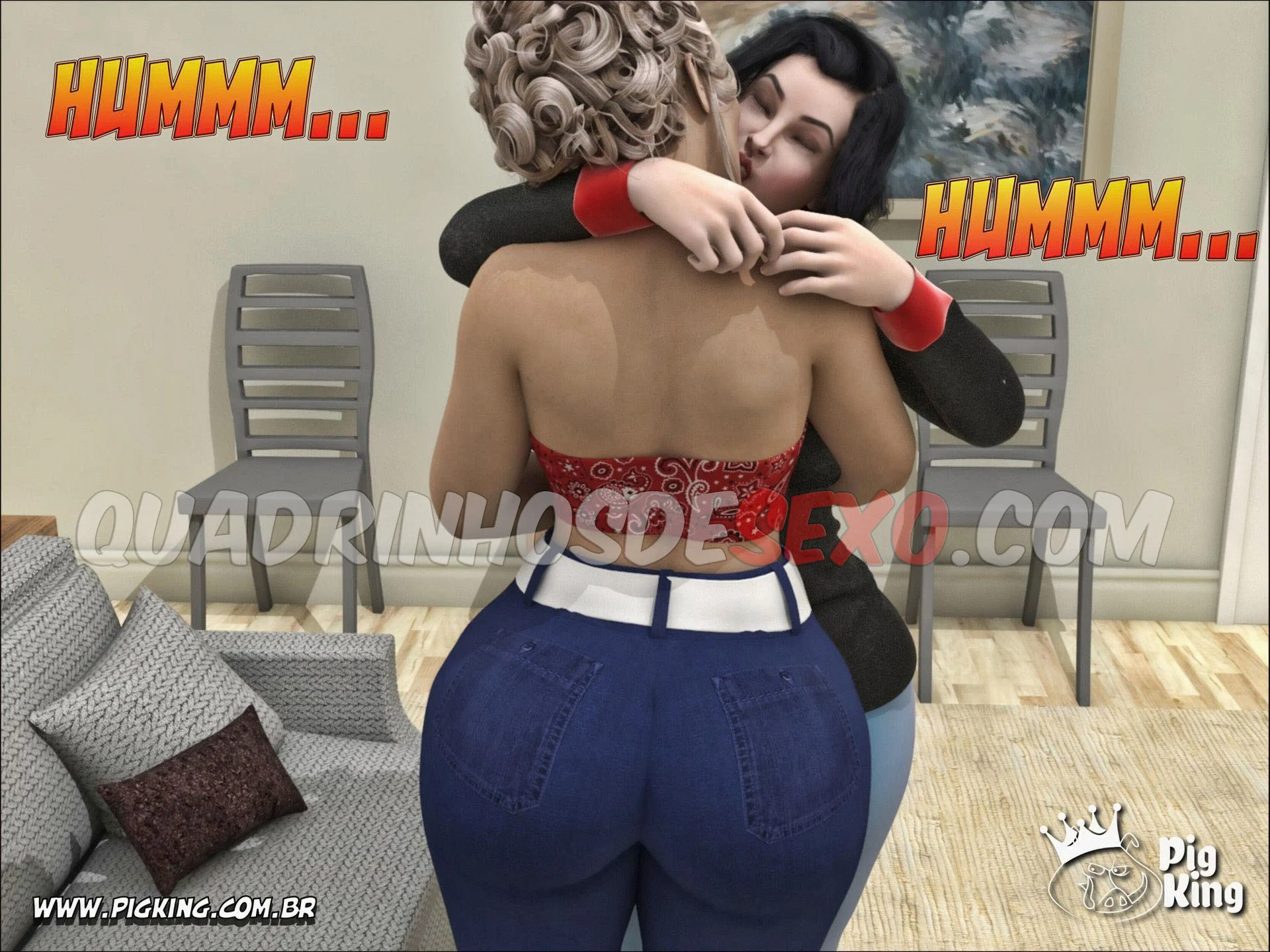 Best Friends – Margaret, Brigitte, Dominique [PigKing]