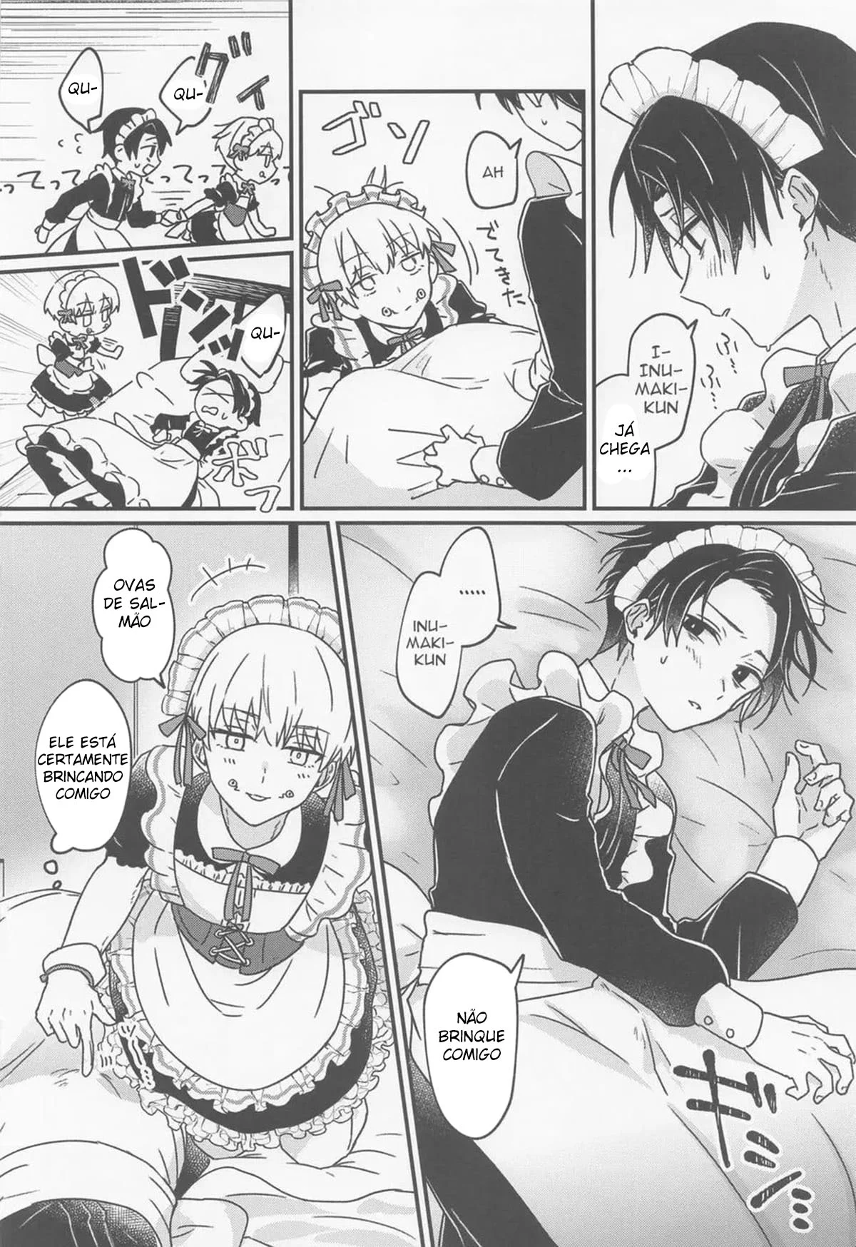 Boas-vindas vestido de empregada