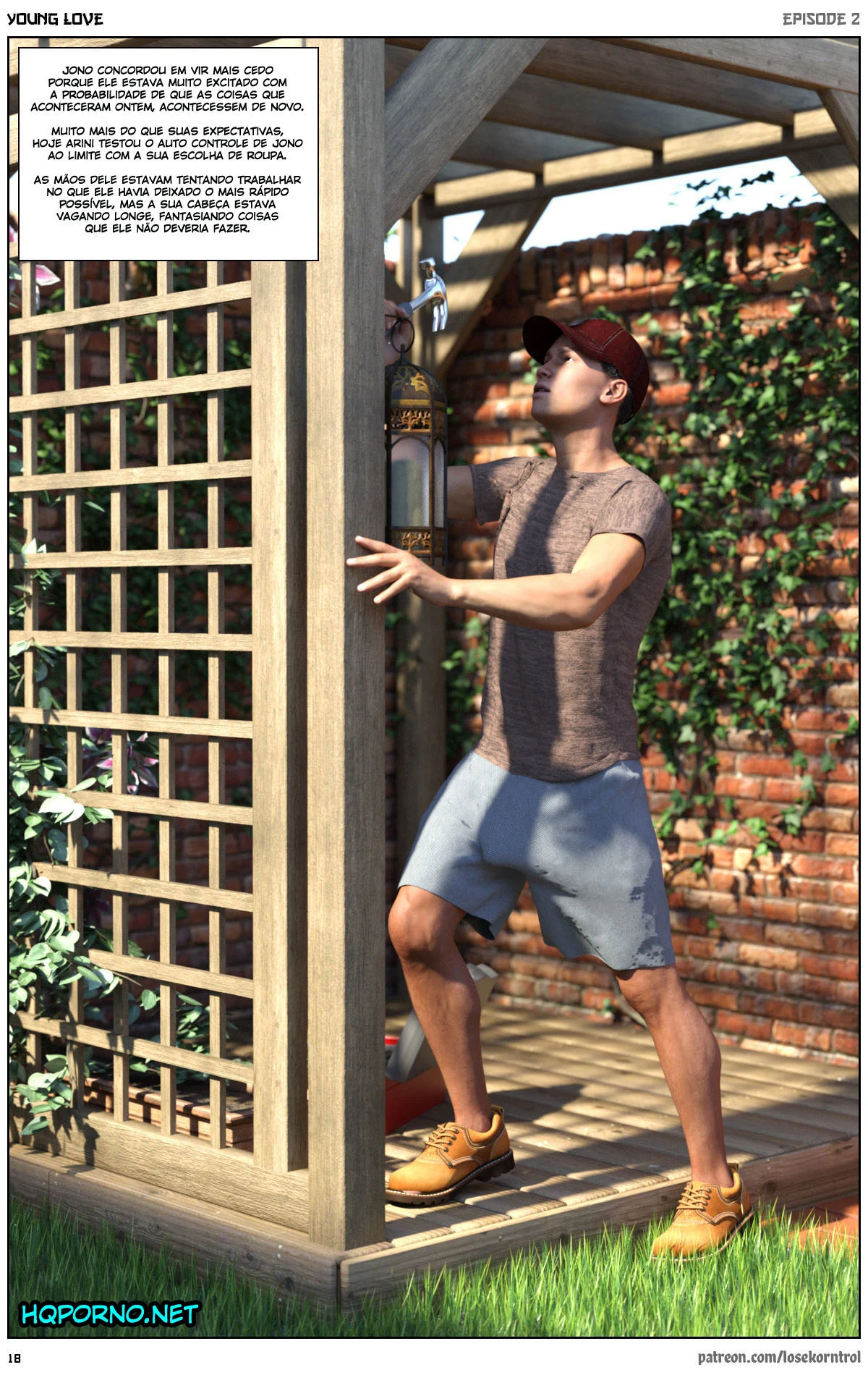 3D quadrinhos adulto jovem amor Parte 2