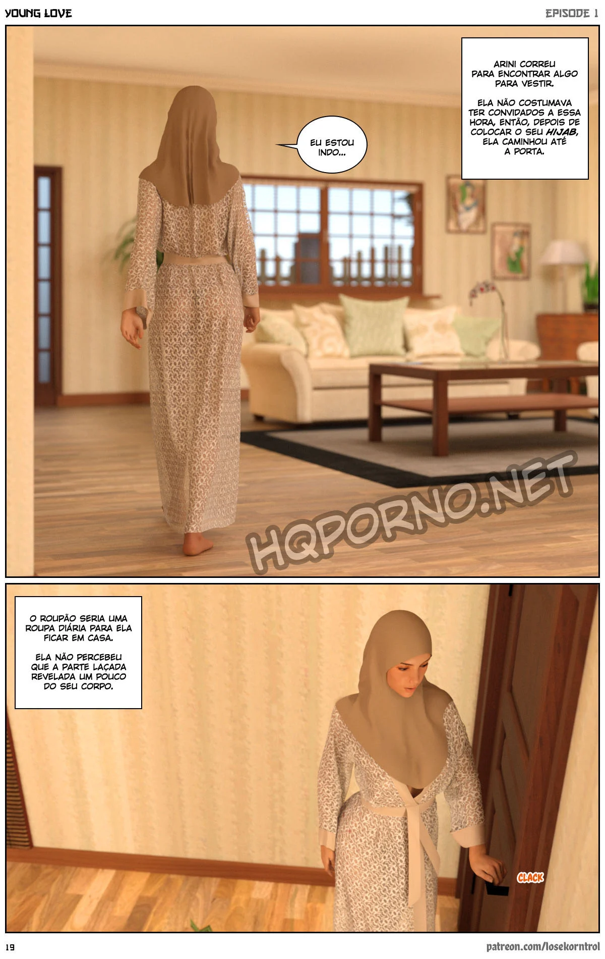 3D quadrinhos eróticos jovem amor 01