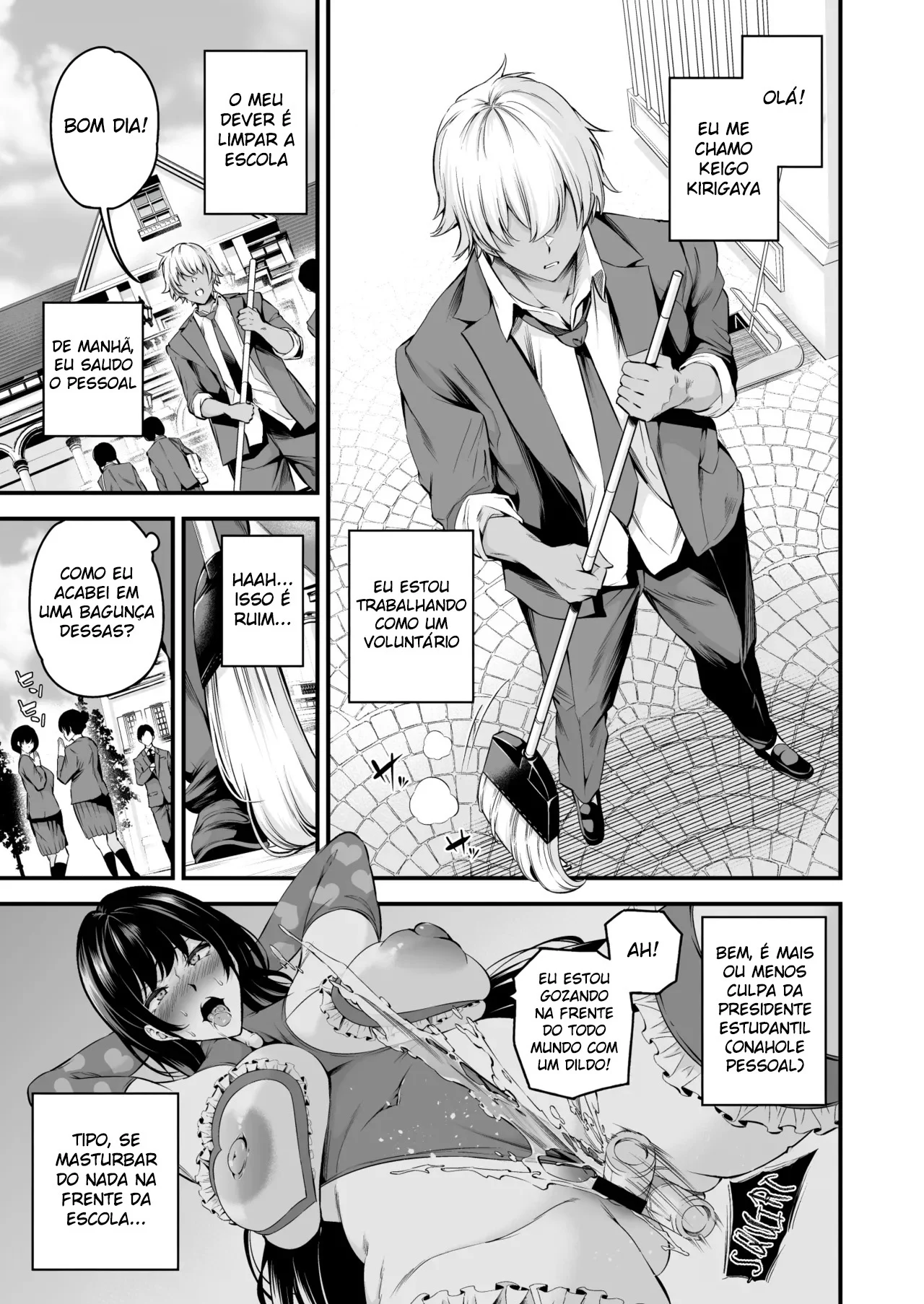 A Diretora da Escola Shiramine