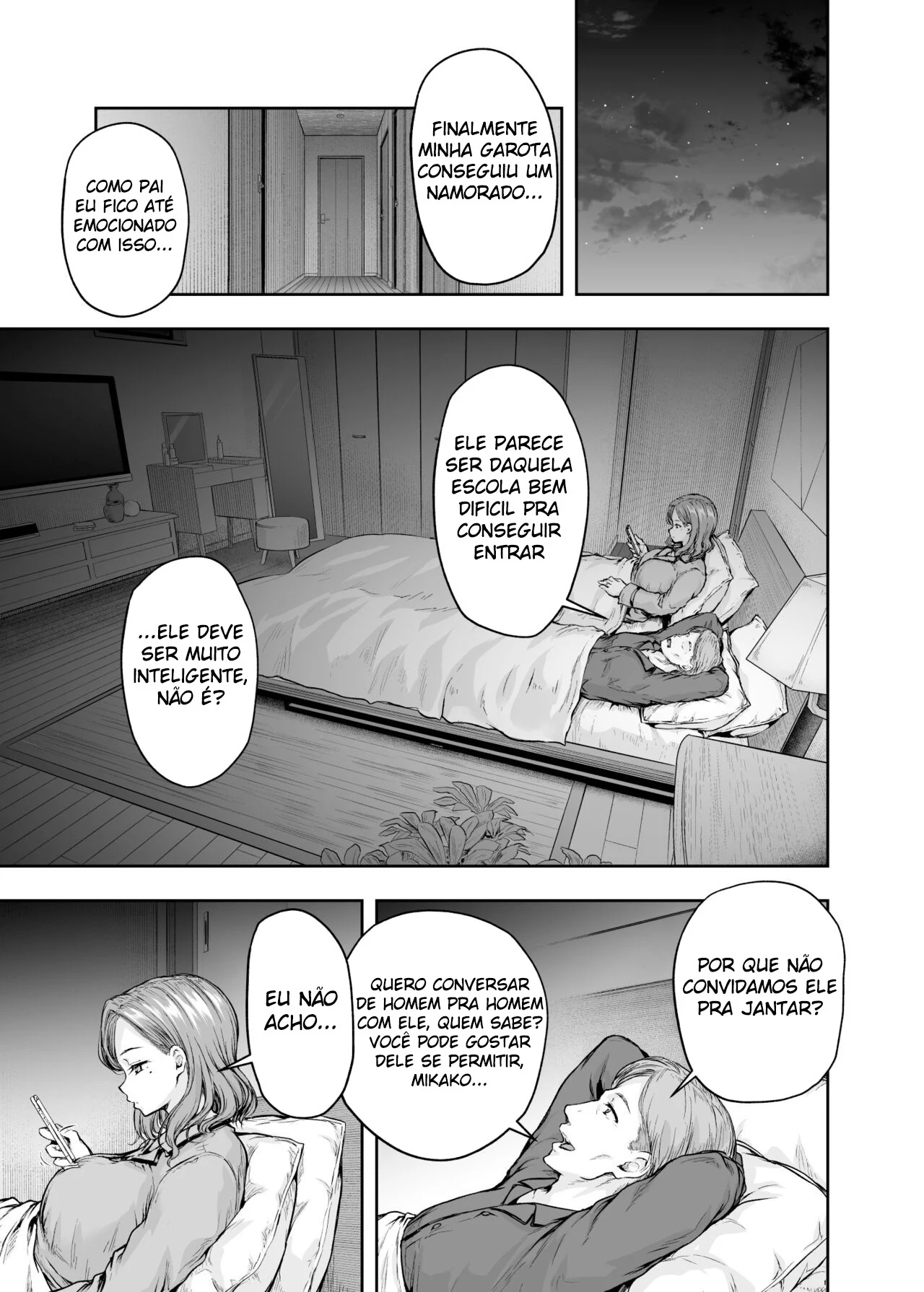 A Mamãe Está Apaixonada Pelo Pau Do Namorado Da Filha