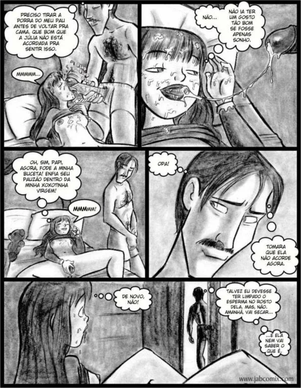 Ay Papi 05 – Família sacana fudendo quadrinhos porno