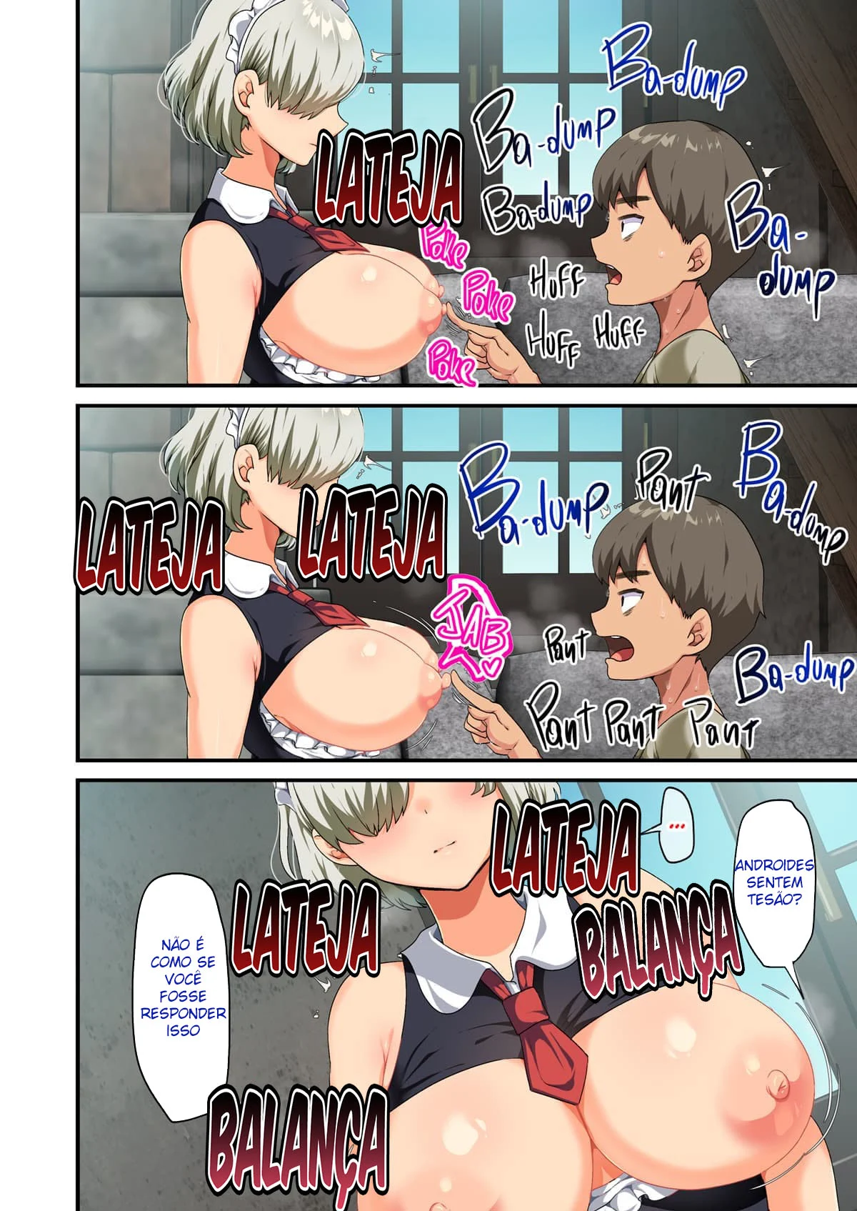 Ao Fim da Guerra, Eu Trouxe uma Bela Androide Peituda Para Minha Casa