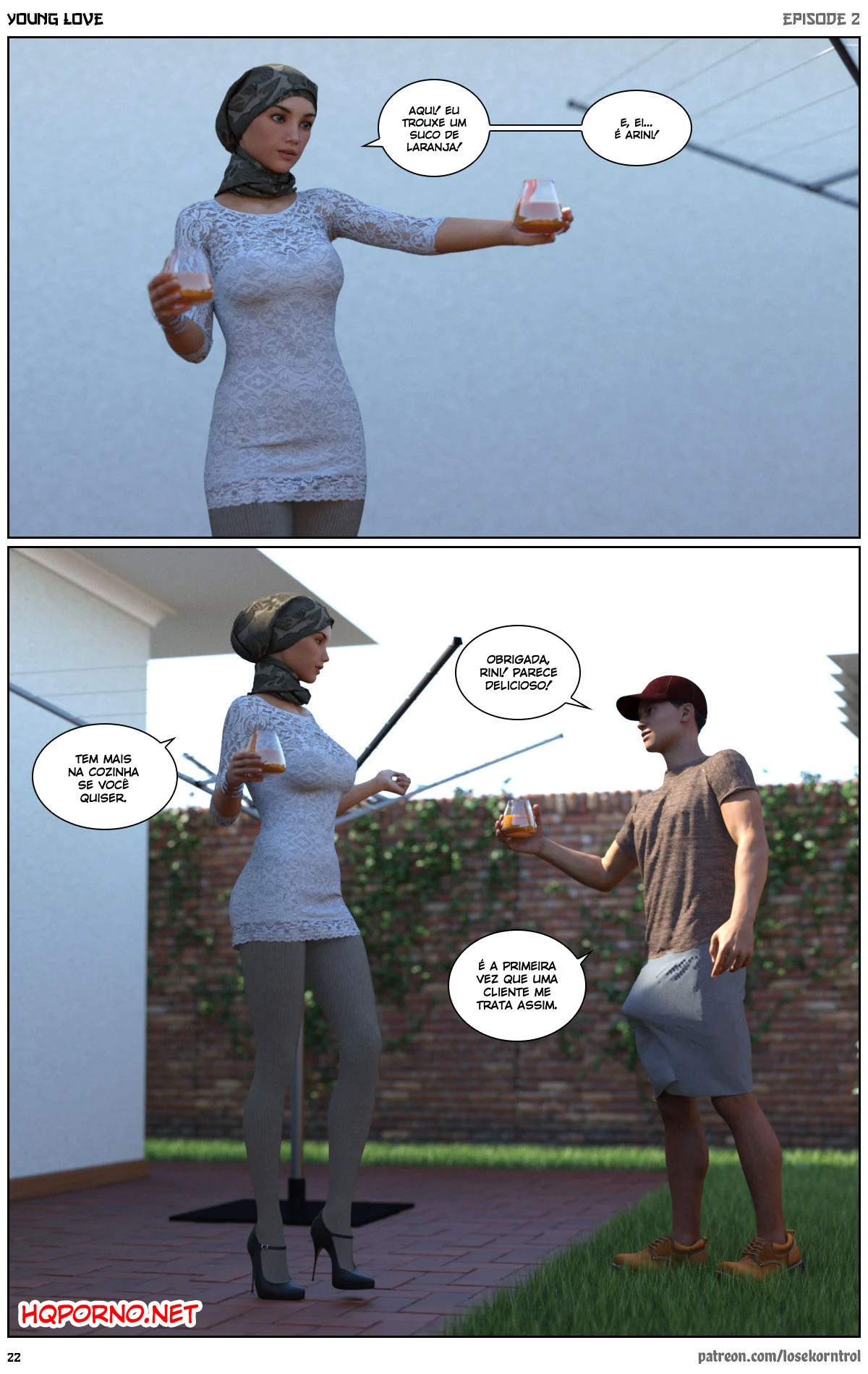 3D quadrinhos adulto jovem amor Parte 2