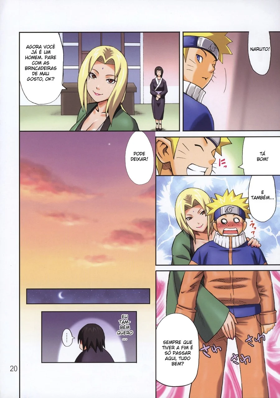 Clones do Naruto arrombando Tsunade