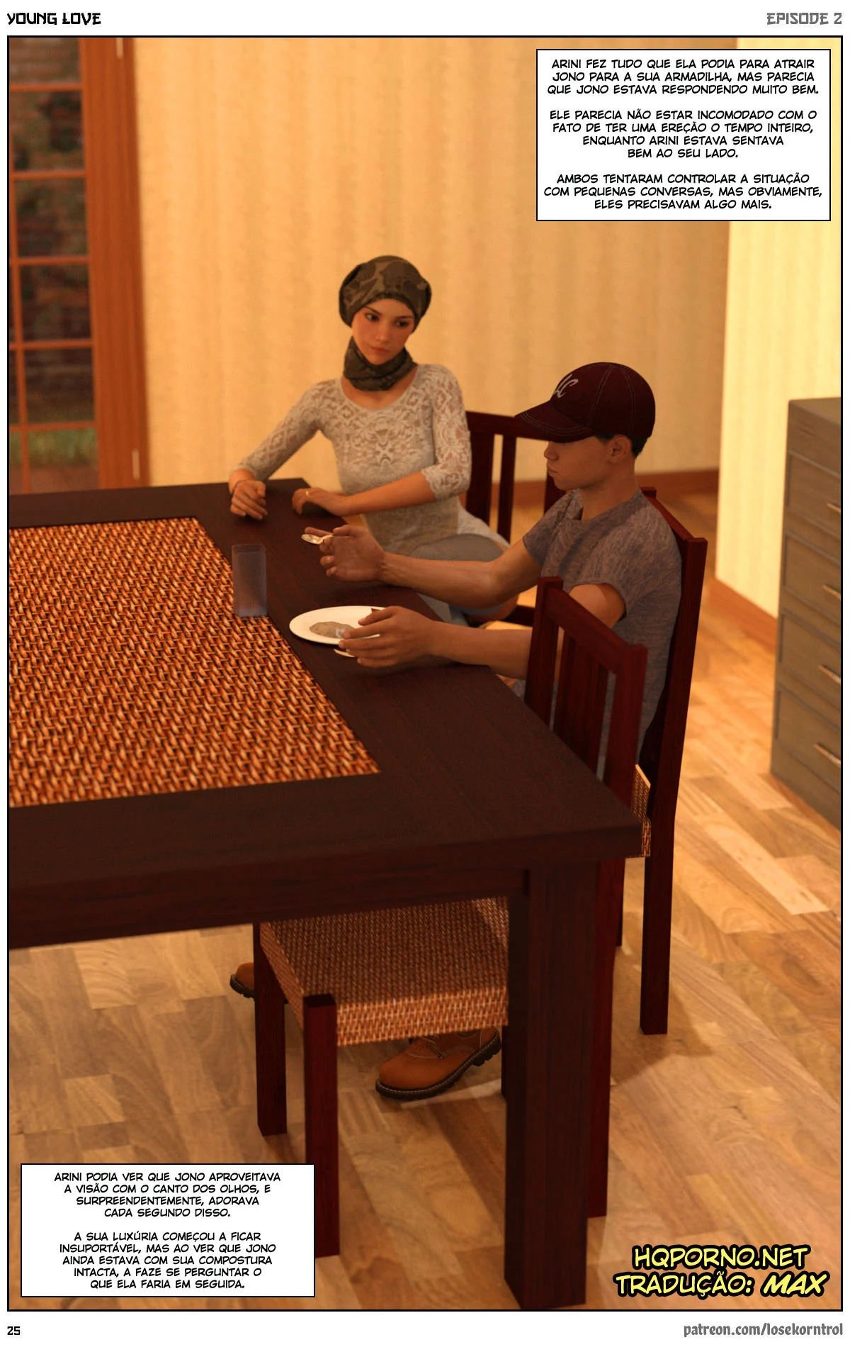 3D quadrinhos adulto jovem amor Parte 2