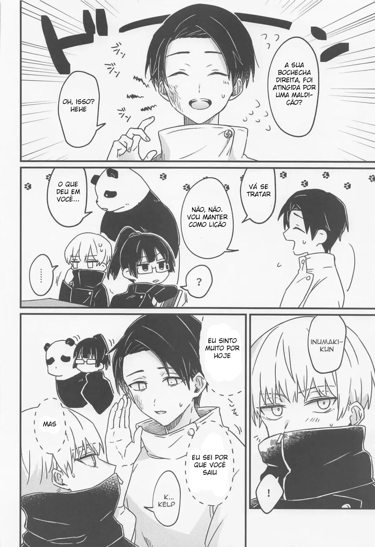 Boas-vindas vestido de empregada