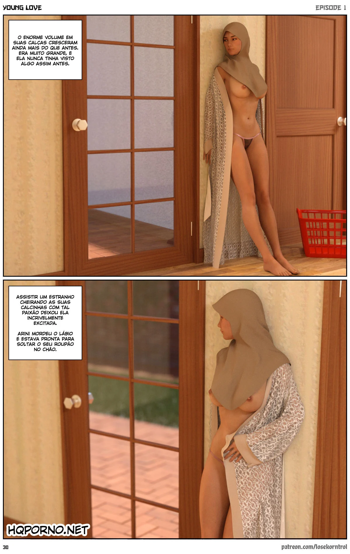 3D quadrinhos eróticos jovem amor 01