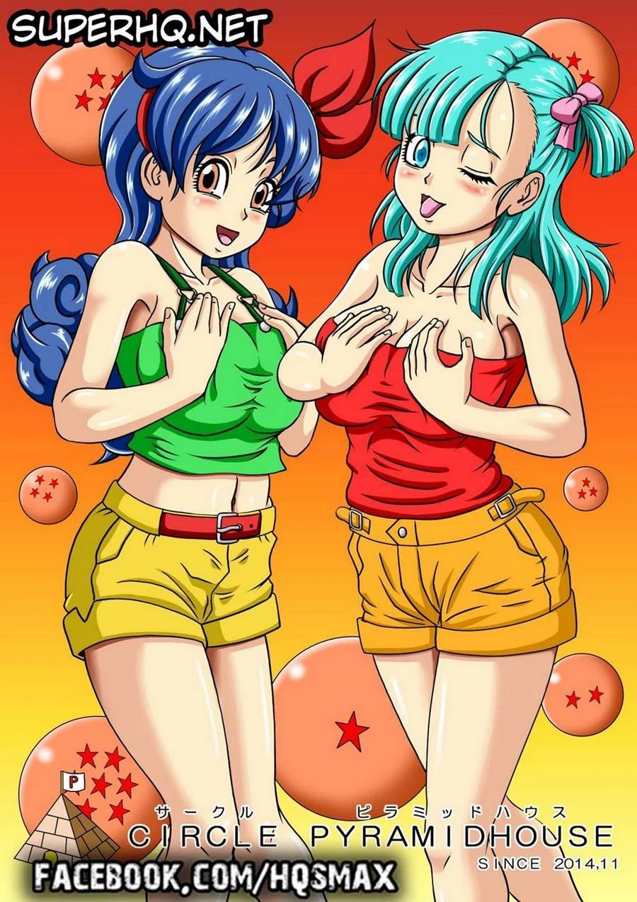 Bulma e Lunch fodendo com Mestre Kame