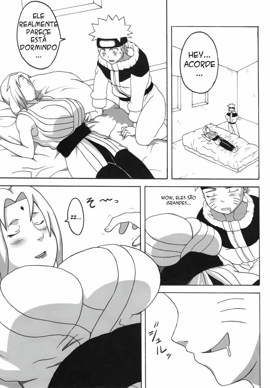 Comendo Tsunade bêbada