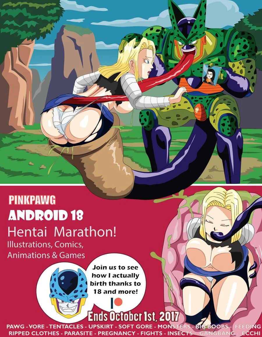 Android 18 Goes Inside Cell