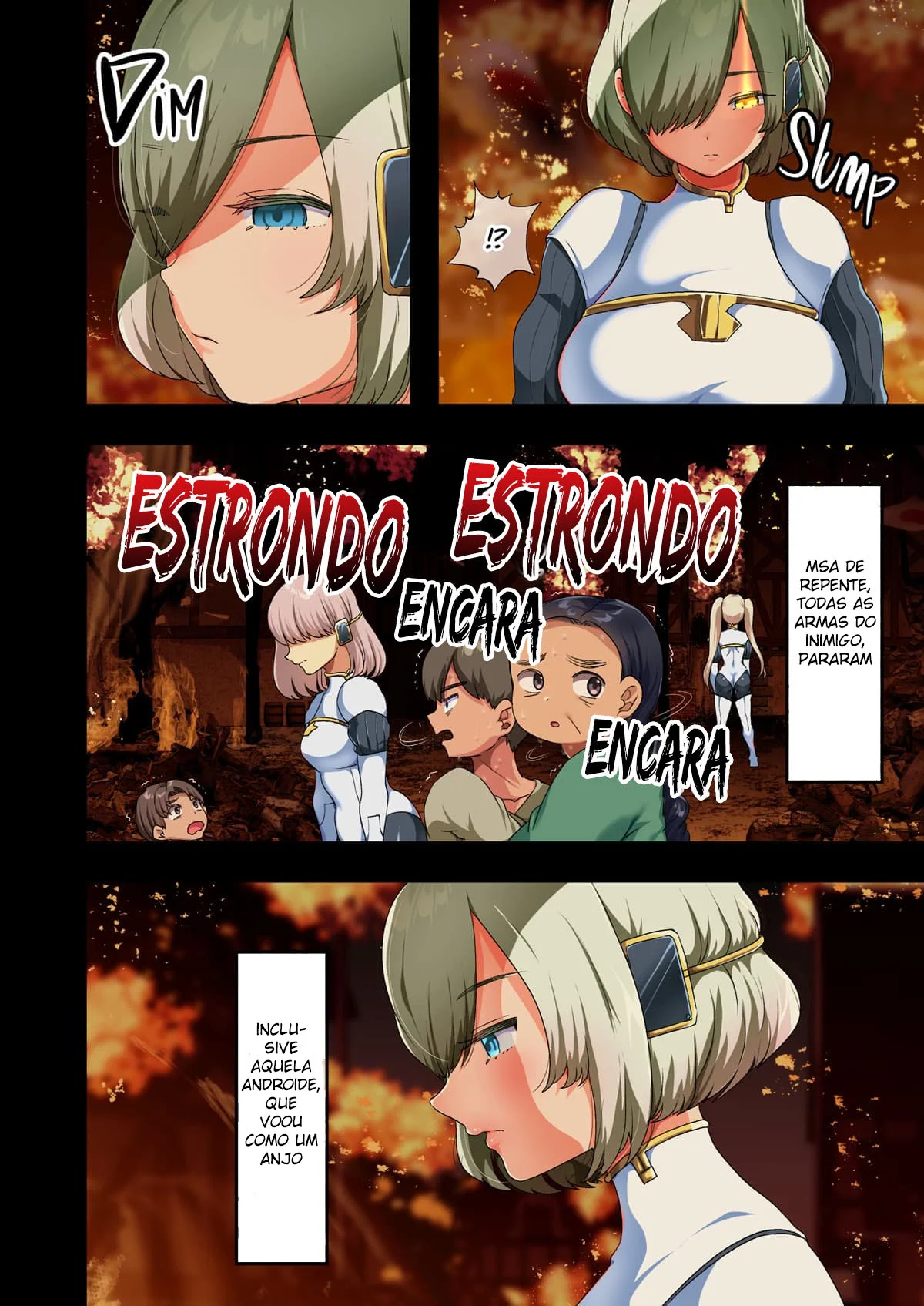 Ao Fim da Guerra, Eu Trouxe uma Bela Androide Peituda Para Minha Casa