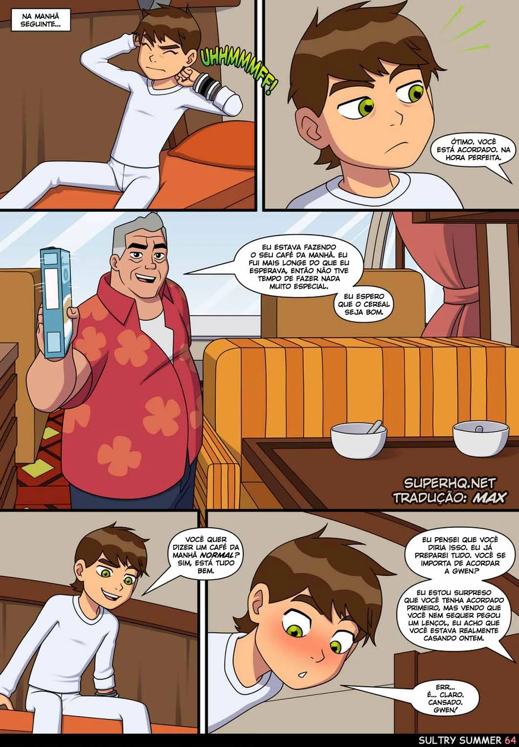 Ben 10 quadrinhos porno gozando na buceta da priminha