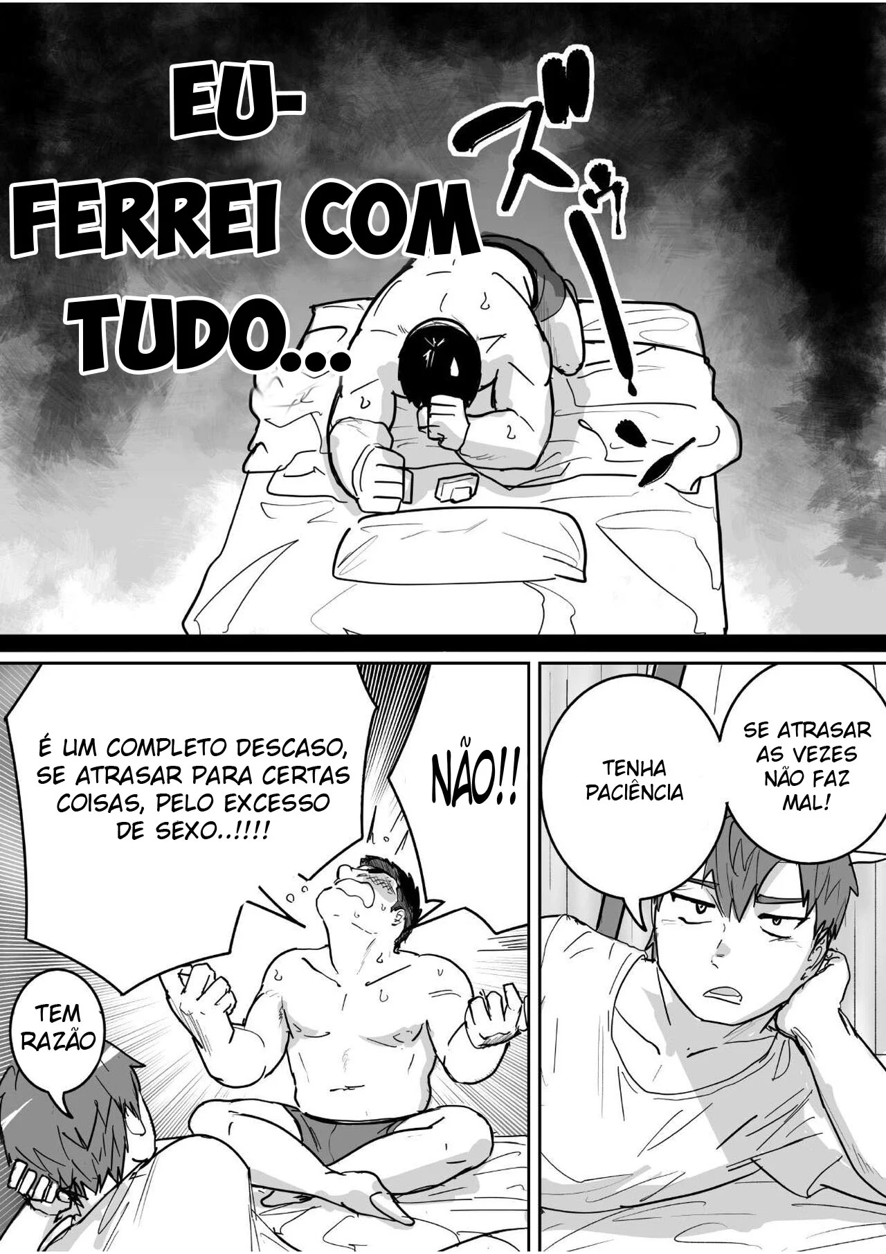 A História De Um Estudante Que Se Restringe Sexualmente, Mas Acaba Explodindo de Tesão