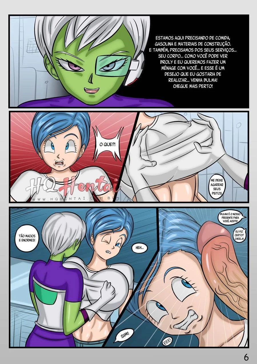 Broly fodendo Bulma é Cheelai