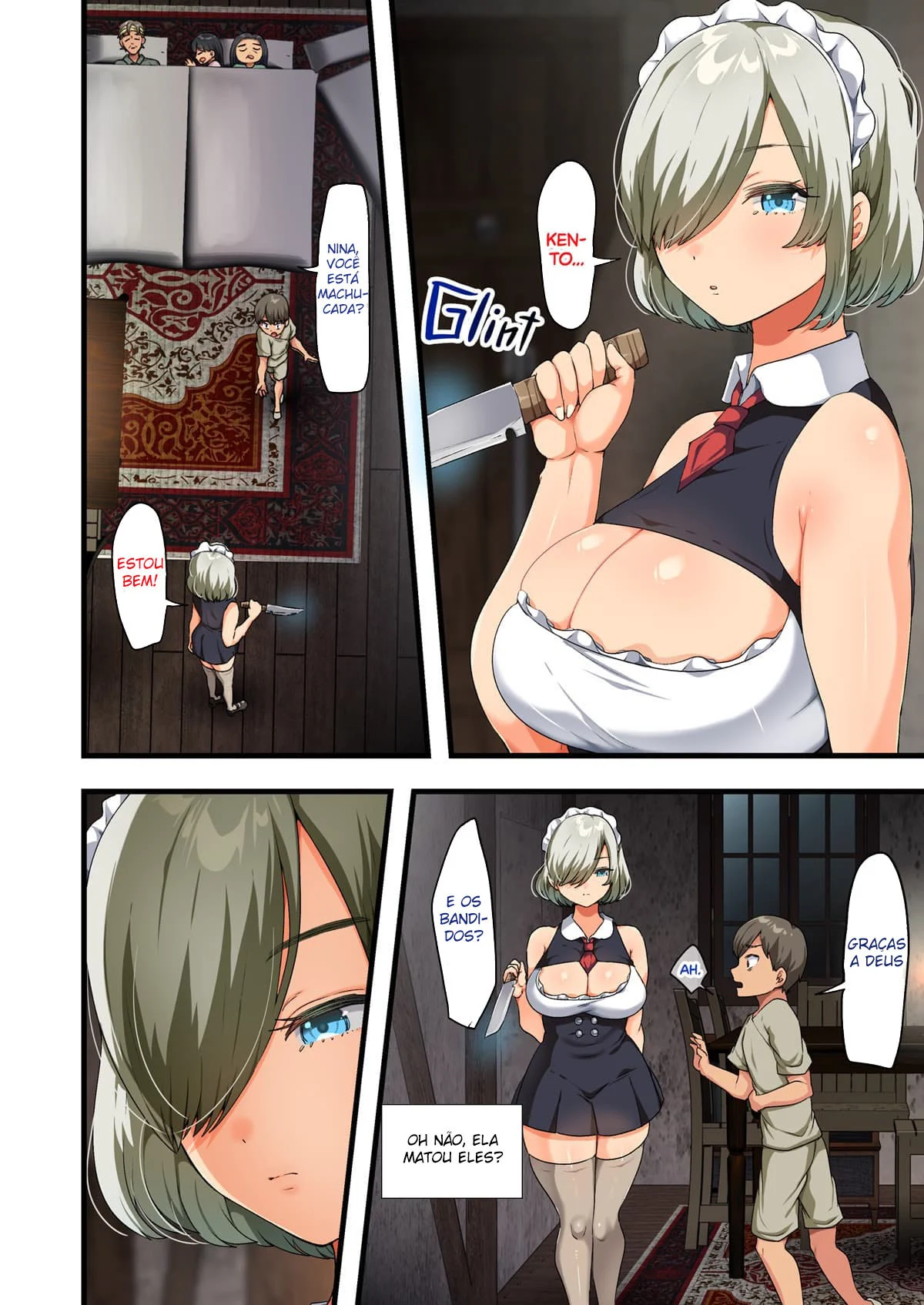 Ao Fim da Guerra, Eu Trouxe uma Bela Androide Peituda Para Minha Casa