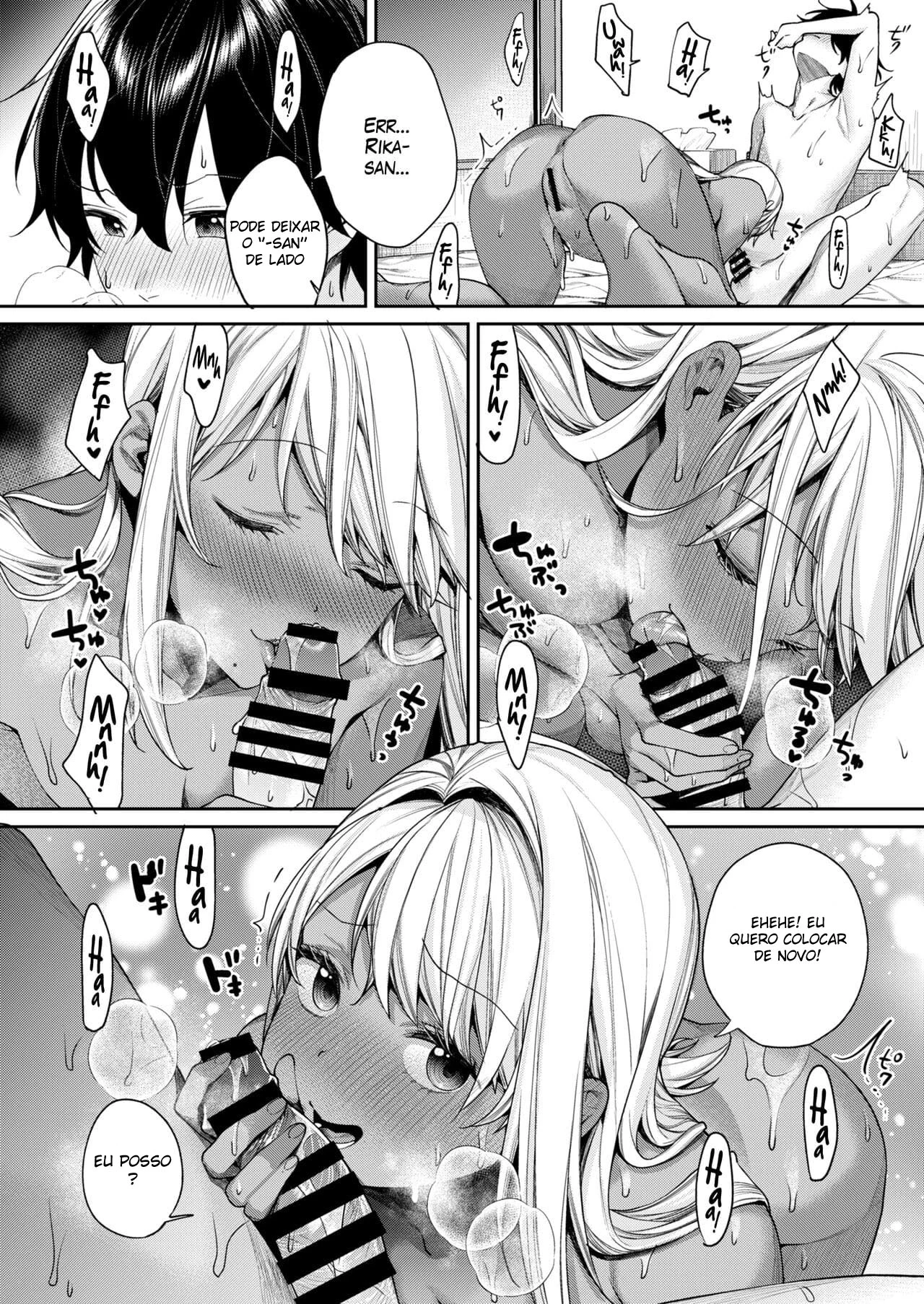 A Razão Pela Qual eu Fui Capaz de Conseguir uma Namorada Gyaru Negra