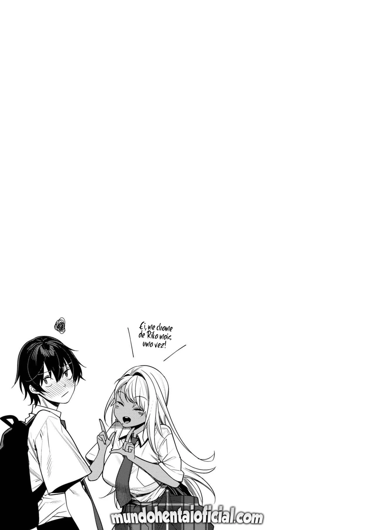 A Razão Pela Qual eu Fui Capaz de Conseguir uma Namorada Gyaru Negra