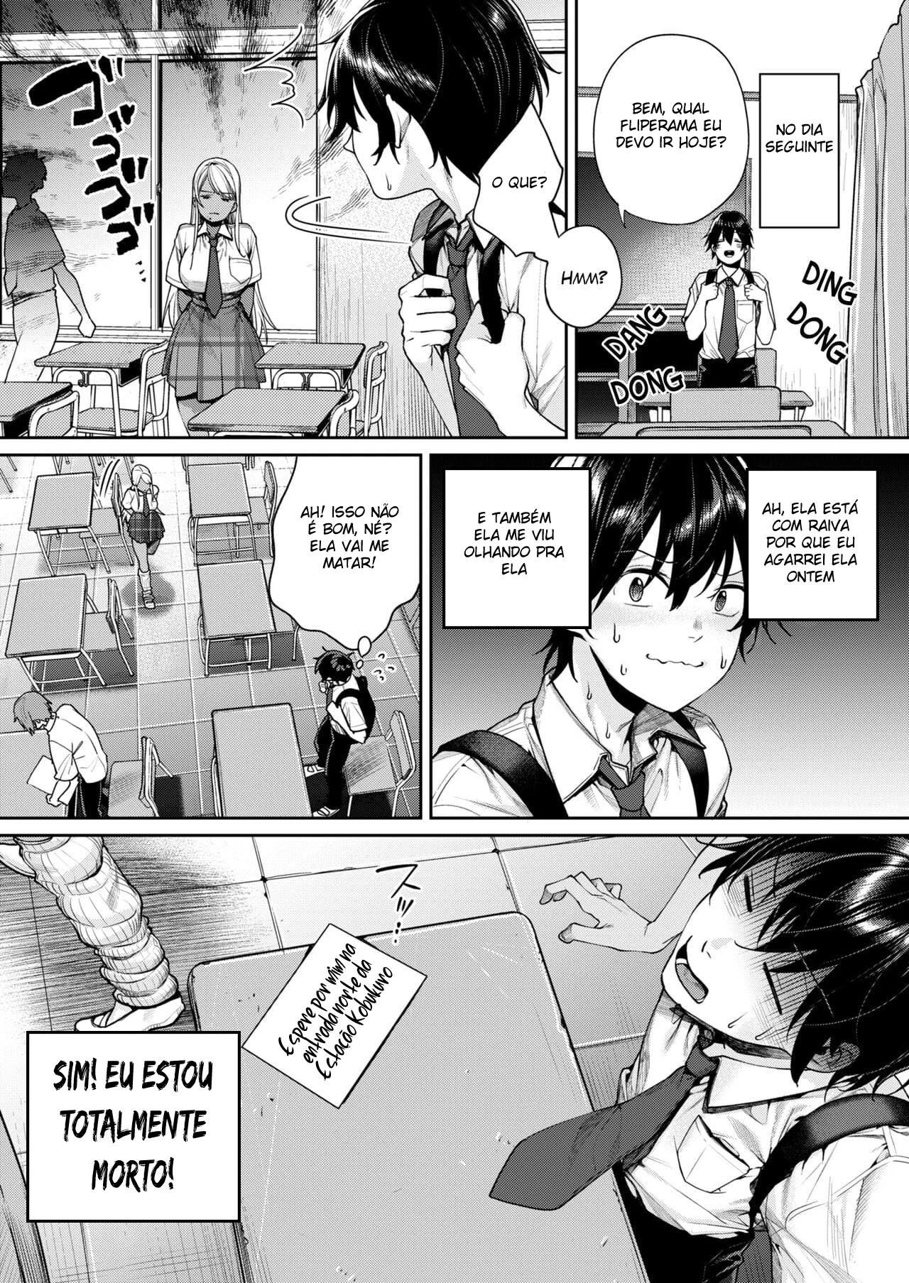 A Razão Pela Qual eu Fui Capaz de Conseguir uma Namorada Gyaru Negra