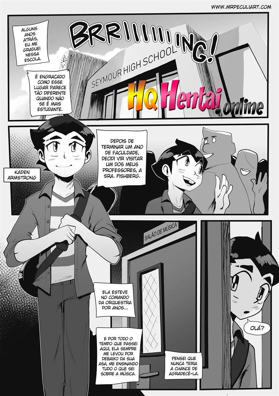 A buceta da professora