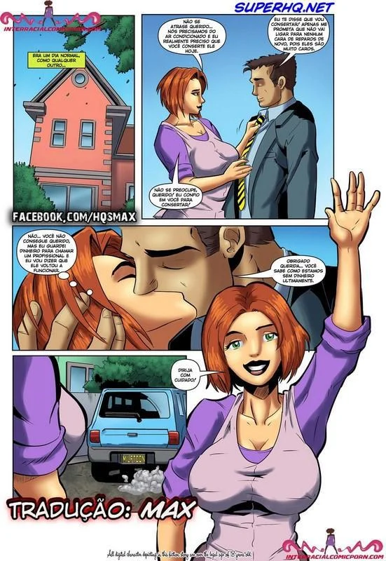 A esposa e o amante negão