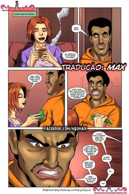 A esposa e o amante negão