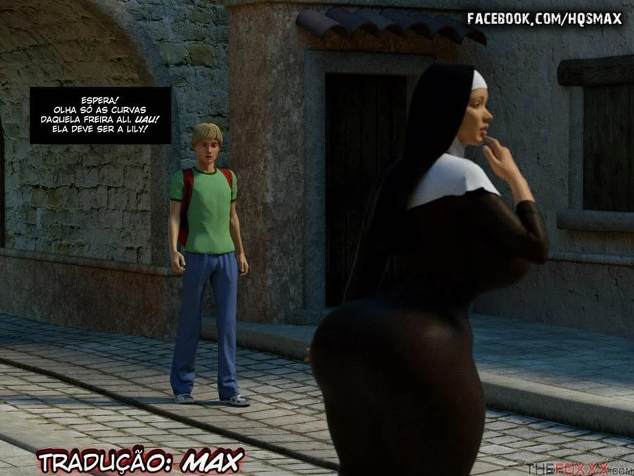 A freira peituda e gostosa