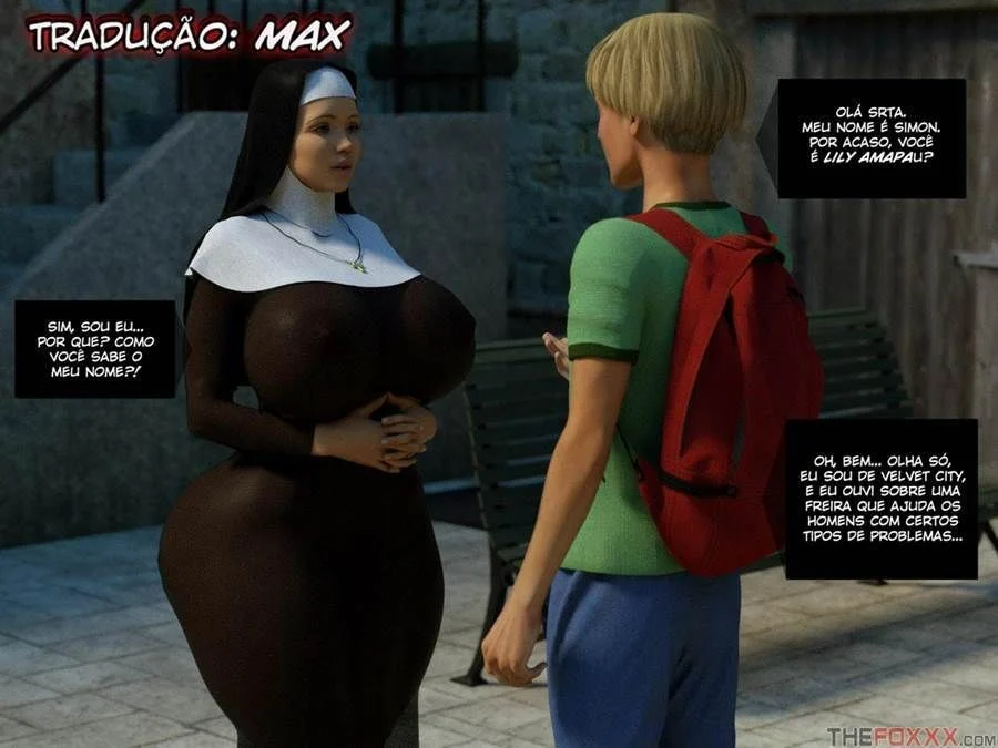 A freira peituda e gostosa