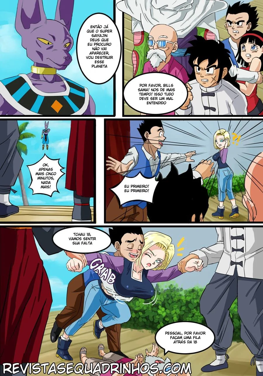 Android 18 Beerus Saga Hentai Comic