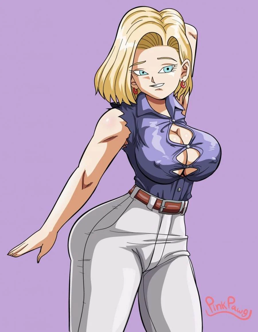Android 18 a putinha do Kuririn