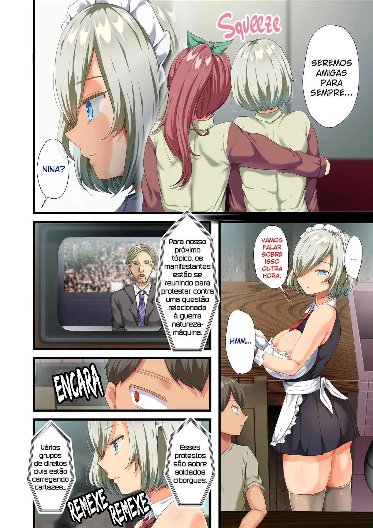 Ao Fim da Guerra, Eu Trouxe uma Bela Androide Peituda Para Minha Casa 2