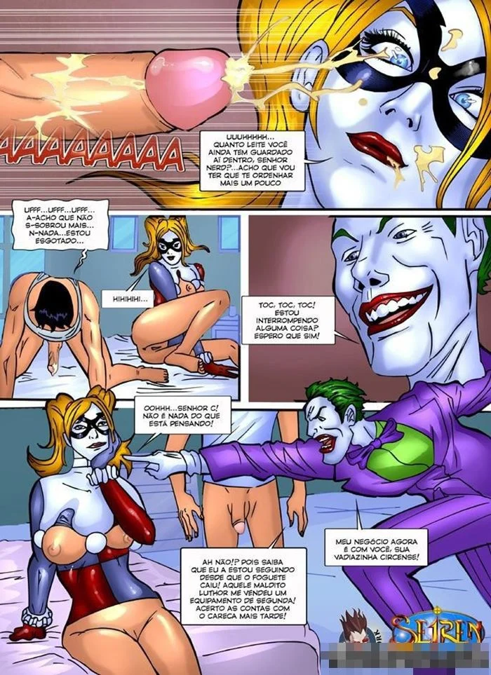 Arlequina dando cuzinho