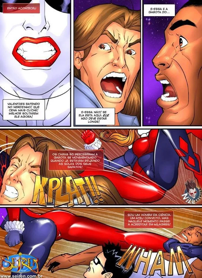 Arlequina dando cuzinho