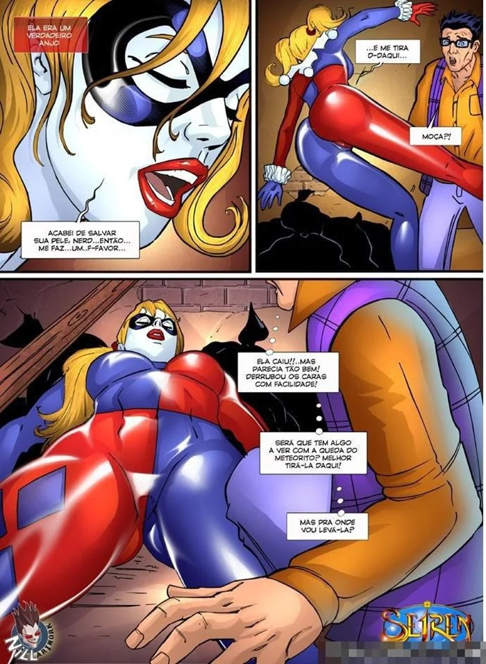 Arlequina dando cuzinho