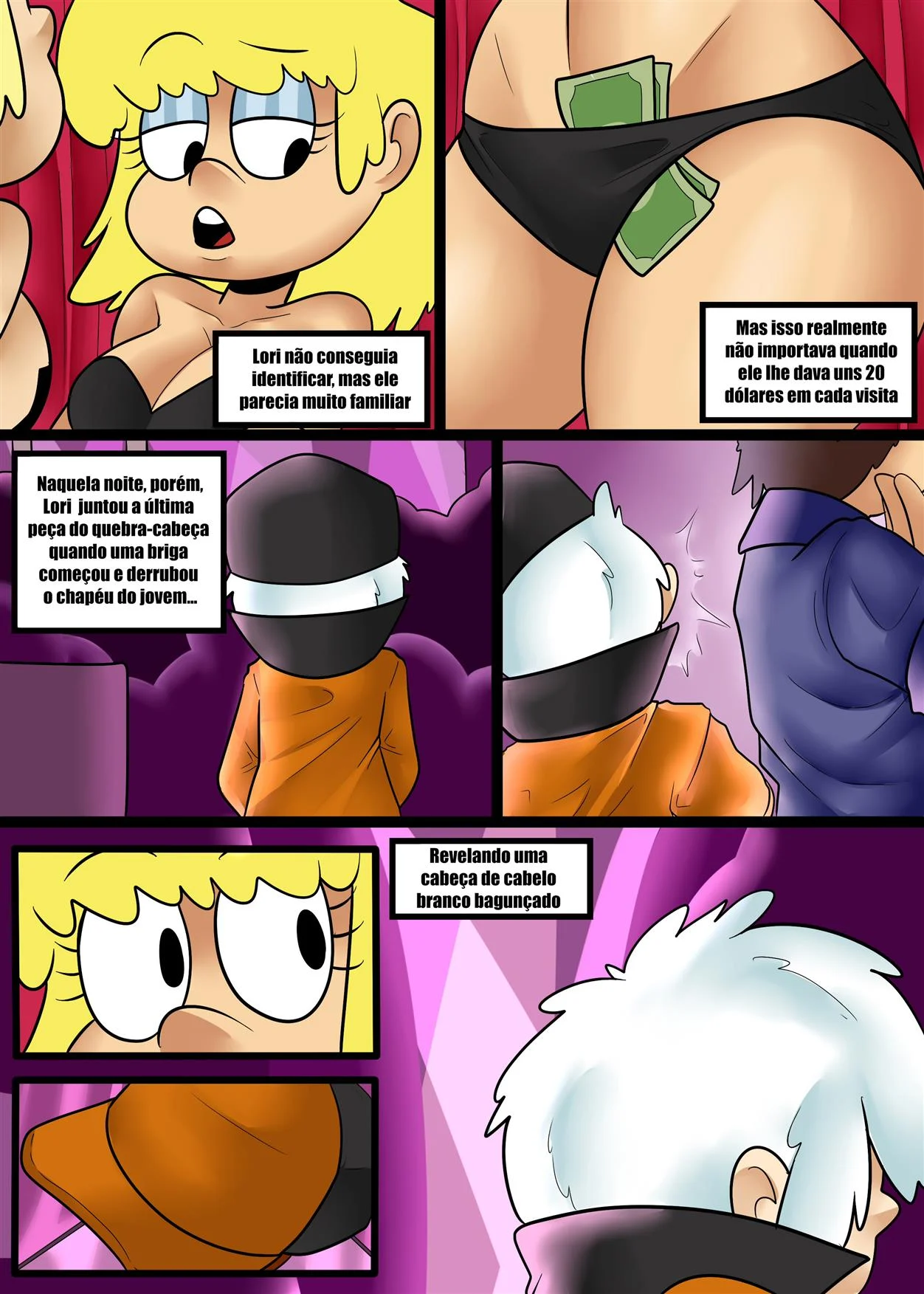 As Irmãs Loud no Clube de Strip