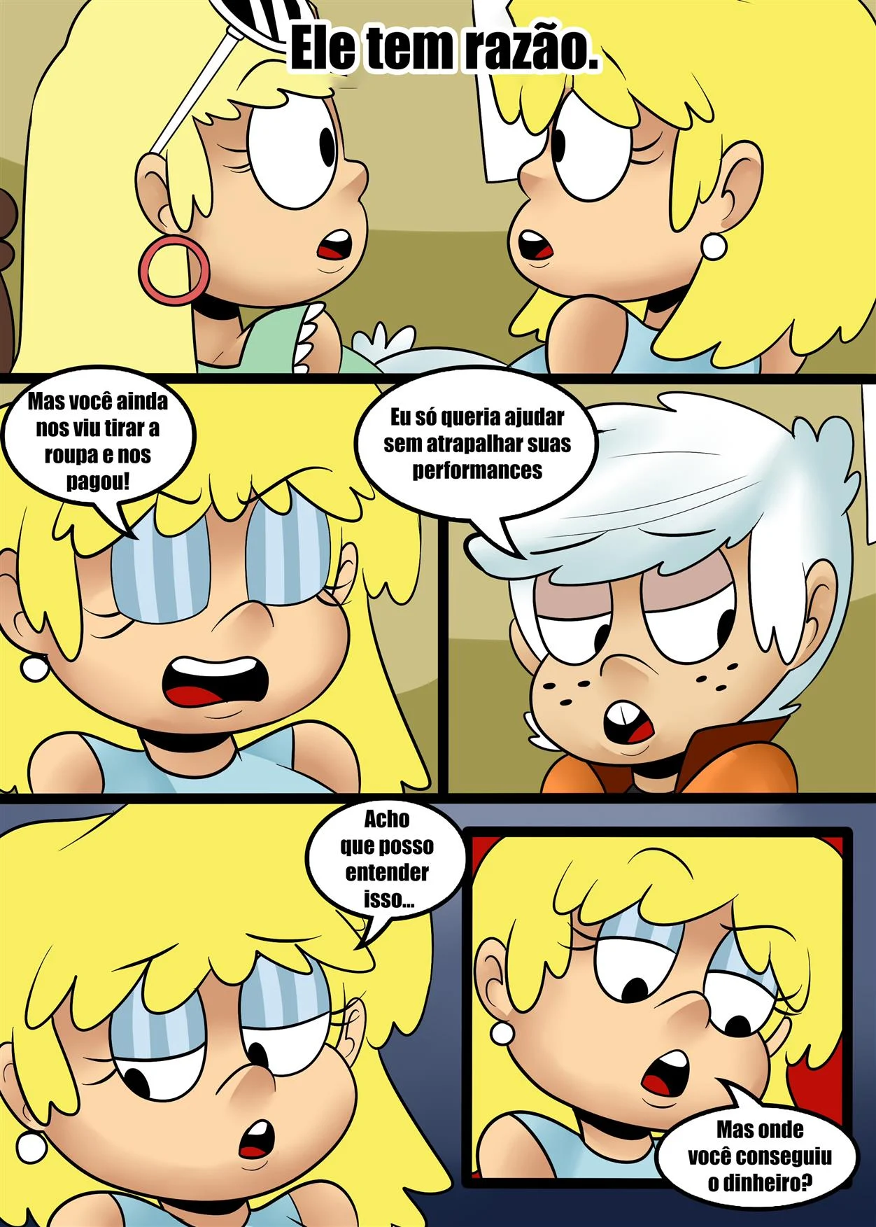 As Irmãs Loud no Clube de Strip