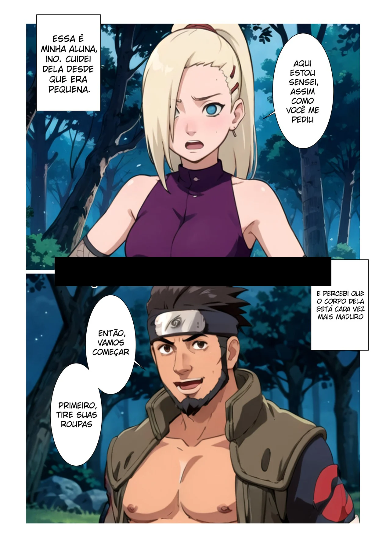 Asuma Transforma Ino em Sua Putinha