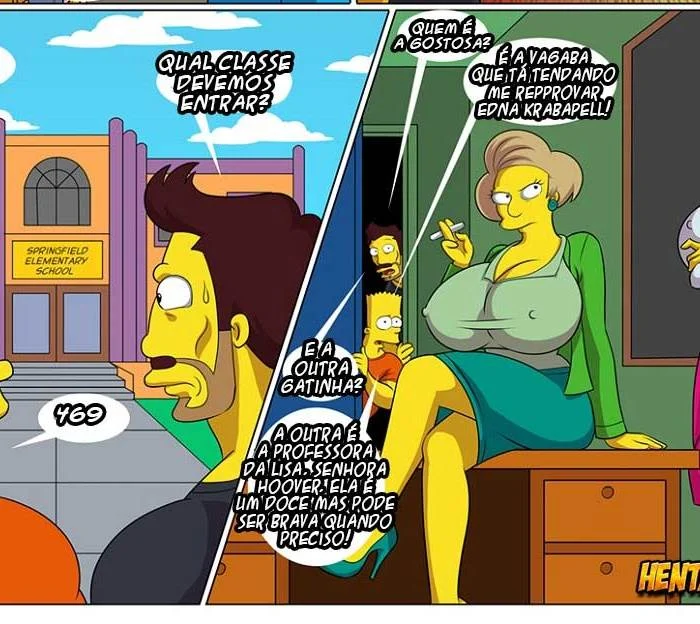 Bart Simpson fodendo professoras
