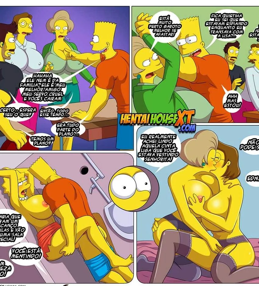 Bart Simpson fodendo professoras