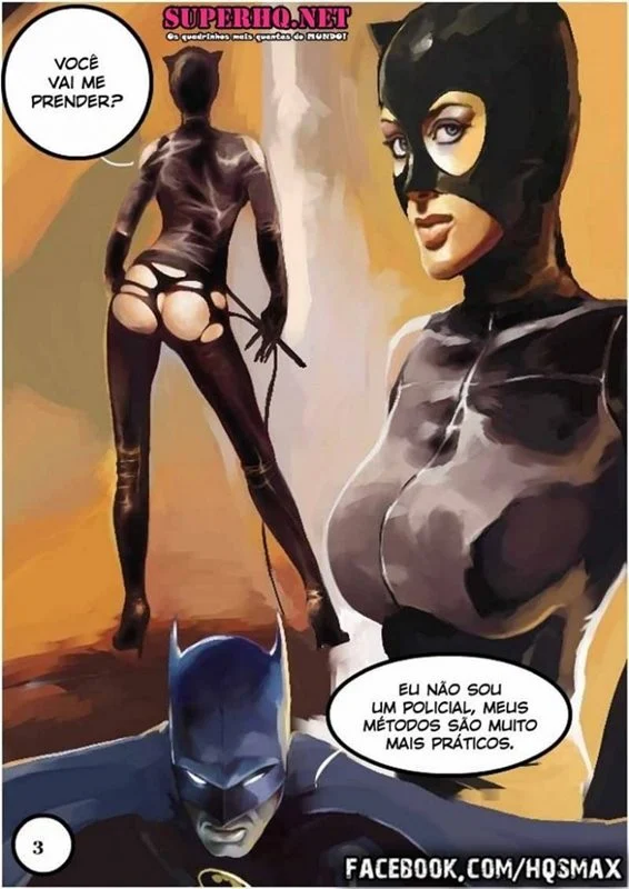 Batman Fodendo Mulher Gato