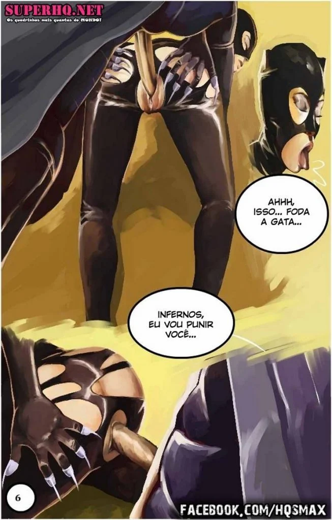 Batman Fodendo Mulher Gato