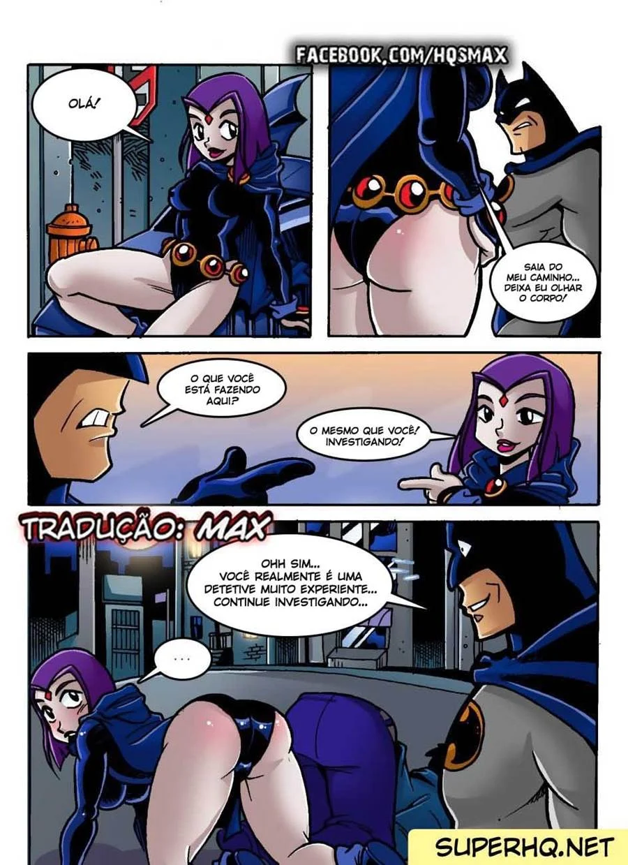 Batman fudendo a Ravena