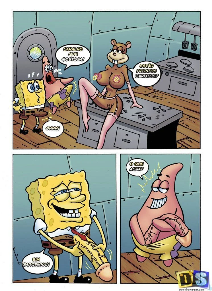 Bob Esponja pornô quadrinhos de sexo gratis