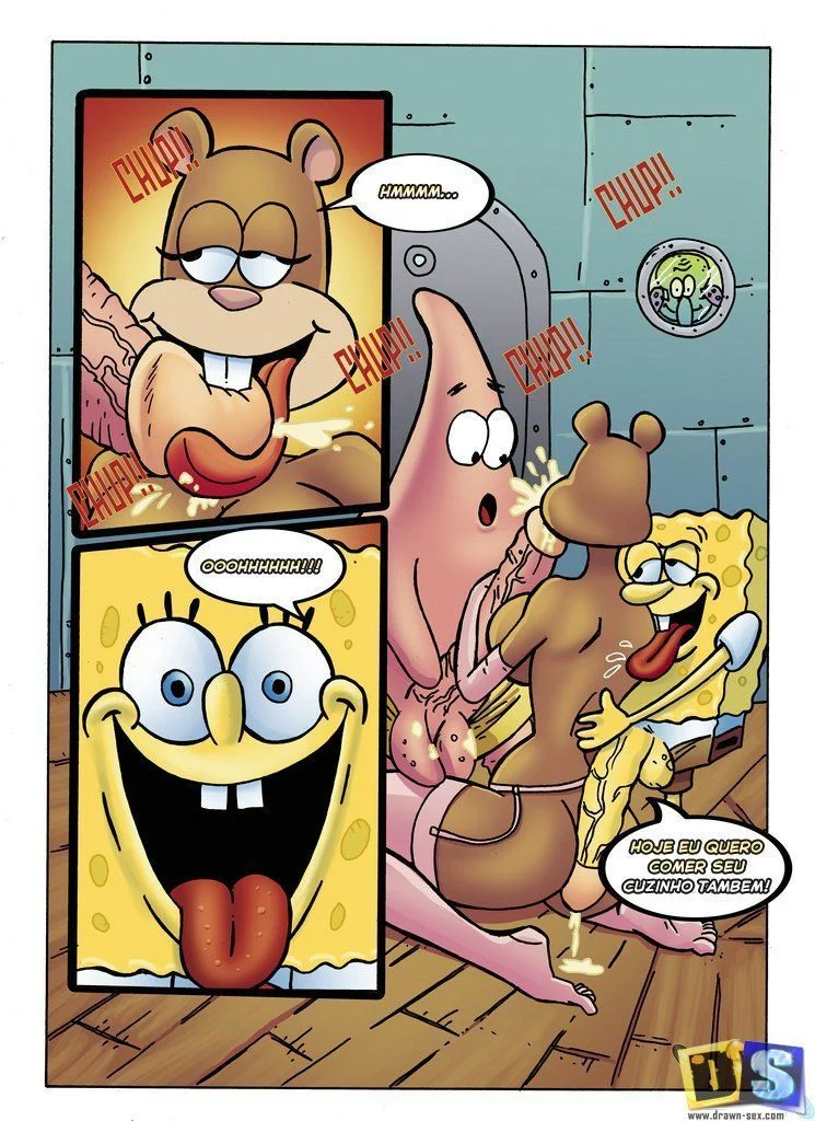 Bob Esponja pornô quadrinhos de sexo gratis